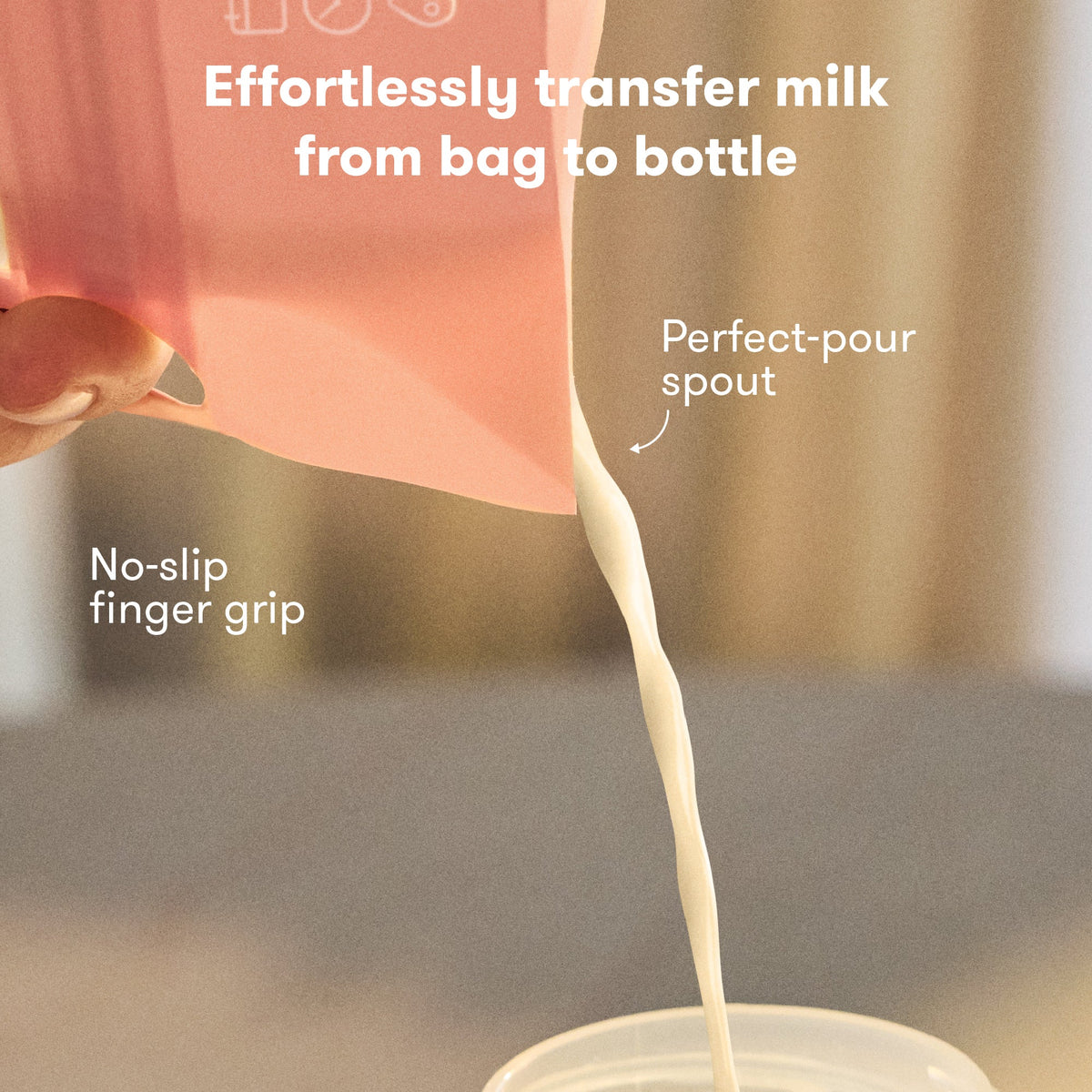 Breastmilk Storage Bags, 50ct Standard Freeze & Thaw Milk Bags