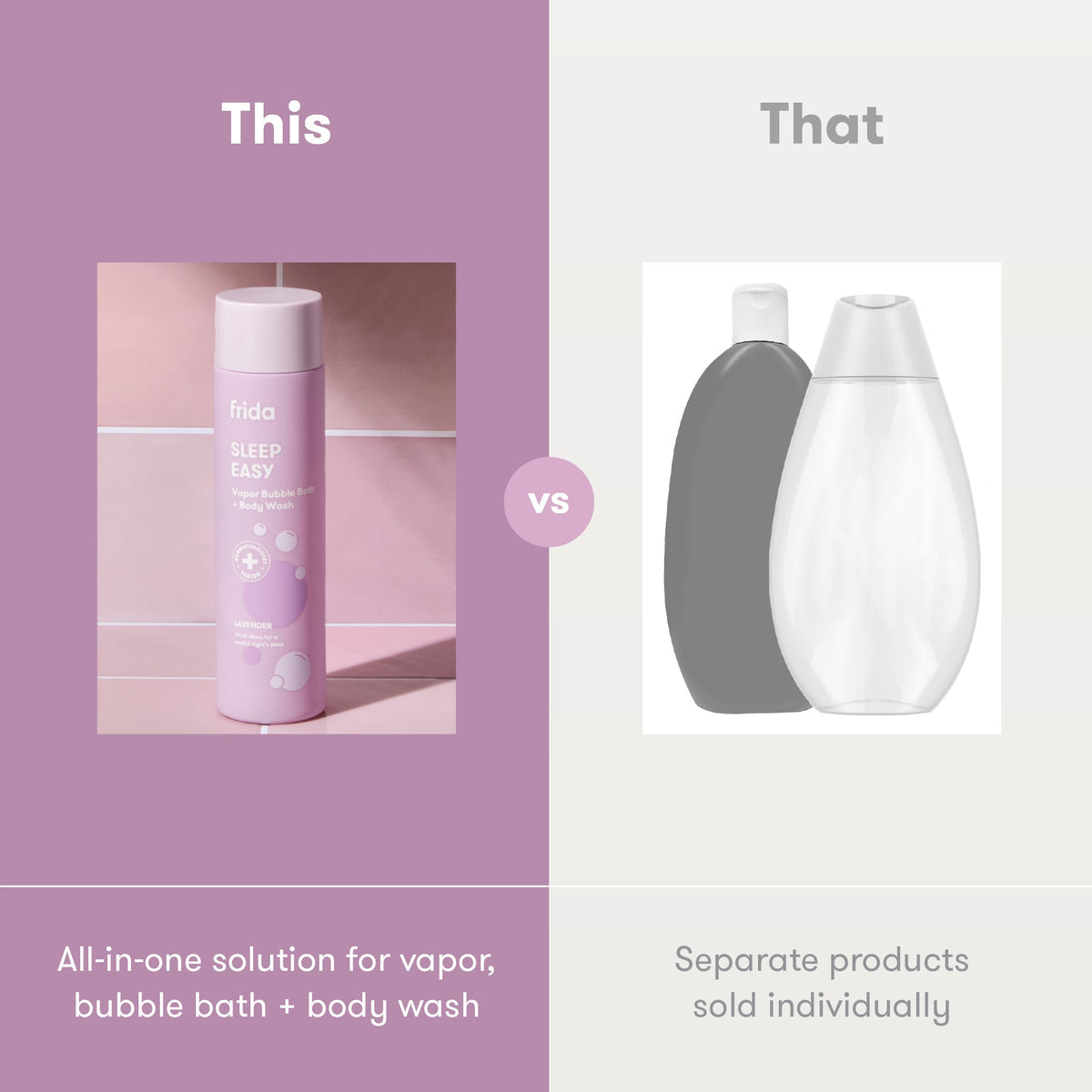 Sleep Easy Vapor Bubble Bath + Body Wash