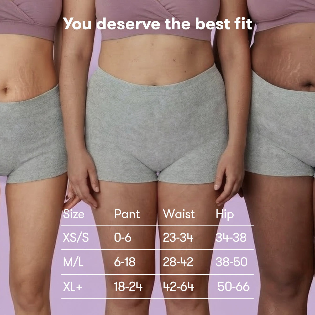 Boyshort Disposable Postpartum Underwear
